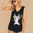 Dabbing Unicorn Graduation Class Of 2019 Women Women's V-Neck Tank Top