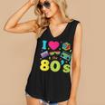 Dad I Love The 80's Retro 80s Nostalgia For Dad Women's V-Neck Tank Top Dad I Love The 80's Retro 80s Nostalgia For Dad Women's V-Neck Tank Top