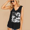 Dark Academia Fantasy Dragon Book Lover Bookish Goblincore Women's V-Neck Tank Top