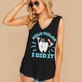 Dentist Hygienist Dental Graduation Holy Molar I Did It Women's V-Neck Tank Top