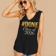Done Class Of 2026 Graduation Women's V-Neck Tank Top