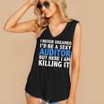 Never Dreamed I'd Be a Sexy Auditor Graduation Women's V-Neck Tank Top
