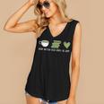 Drink Matcha Read Books Be Happy Book Lover Matcha Tea Lover Women's V-Neck Tank Top