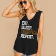 Eat Sleep Robotics Repeat Shirt Graduation Women's V-Neck Tank Top