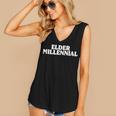 Elder Millennial Retro 90s Nostalgia Women's V-Neck Tank Top Elder Millennial Retro 90s Nostalgia Women's V-Neck Tank Top