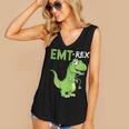 EMT Rex Paramedic Graduation Firefighter Women's V-Neck Tank Top