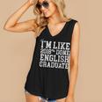 English Major Graduation Shirt I'm Like 2018 Done Women's V-Neck Tank Top