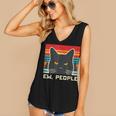 Ew People Cat Saying Introvert Women Men Kids Women's V-Neck Tank Top