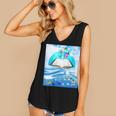Frutiger Aero Aesthetic Tech Book Butterfly Women's V-Neck Tank Top Frutiger Aero Aesthetic Tech Book Butterfly Women's V-Neck Tank Top