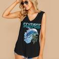 Frutiger Aero Splashy Dolphin Y2k Aesthetic Graphic Women's V-Neck Tank Top Frutiger Aero Splashy Dolphin Y2k Aesthetic Graphic Women's V-Neck Tank Top