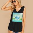 Frutiger Aero Y2k Aesthetic Palm Trees Cyber Beach World Women's V-Neck Tank Top Frutiger Aero Y2k Aesthetic Palm Trees Cyber Beach World Women's V-Neck Tank Top