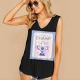 Fun Cute Introvert Cat Character Trophy For Men Women Women's V-Neck Tank Top Fun Cute Introvert Cat Character Trophy For Men Women Women's V-Neck Tank Top
