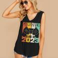 GAME OVER Class Of 2023 Video Games Vintage Graduation Gamer Women's V-Neck Tank Top