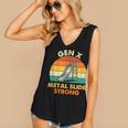 Gen X Slide Strong Generation X Gen Xer Nostalgia Women's V-Neck Tank Top Gen X Slide Strong Generation X Gen Xer Nostalgia Women's V-Neck Tank Top