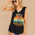 Gen X Slide Strong Generation X Gen Xer Nostalgia Women's V-Neck Tank Top