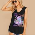 Goth Capybara Ramen Ritual Feasting Soft Introvert Art Women's V-Neck Tank Top Goth Capybara Ramen Ritual Feasting Soft Introvert Art Women's V-Neck Tank Top