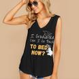 I Graduated Can I Go Back To Bed Now Graduation Sloth Women's V-Neck Tank Top
