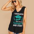 I Graduated Smart Graduation Student College University Women's V-Neck Tank Top