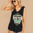 Graduation 2019 TShirt Proud Sister Of A Senior Women's V-Neck Tank Top