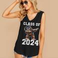 Graduation Class Of 2024 Bigfoot Graduated Seniors 2024 Women's V-Neck Tank Top