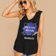 Graduation Graduated Creative Writing Degree University Women's V-Neck Tank Top