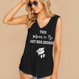 Graduation Pregnancy Announcement Shirt For Expectant Women Women's V-Neck Tank Top