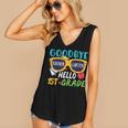 Graduation Shirt Goodbye Kindergarten Hello 1st Grade School Women's V-Neck Tank Top