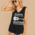 Graduation Shirt For Guitar Players & Band Member Women's V-Neck Tank Top
