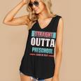Graduation Shirt Straight Outta Preschool Class Of 2018 Tee Women's V-Neck Tank Top