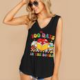 Groovy 100 Days In The Books Reading 100th Day Of School Women's V-Neck Tank Top