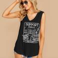 Groovy Support Your Local Library Book Reader Lover Bookworm Women's V-Neck Tank Top Groovy Support Your Local Library Book Reader Lover Bookworm Women's V-Neck Tank Top