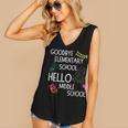 Hello Middle School Graduation Elementary School T-Shirt Women's V-Neck Tank Top