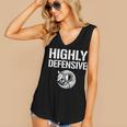 Highly Defensive Armadillo Shield Introvert Boundaries Women's V-Neck Tank Top