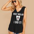Holy Molar I Did It Dental Hygienist Graduation Women's V-Neck Tank Top