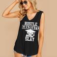 Hustle Graduate Now Slay MBA PhD Graduation Party Women's V-Neck Tank Top