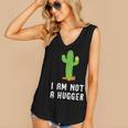 I'm Not A Hugger Cactus Not a Hugger Introvert Cute Women's V-Neck Tank Top I'm Not A Hugger Cactus Not a Hugger Introvert Cute Women's V-Neck Tank Top