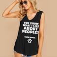 Introvert Animal Dog Owner Women's V-Neck Tank Top