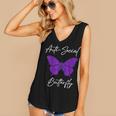 Introvert Antisocial Butterfly For Women Men Women's V-Neck Tank Top
