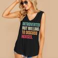 Introvert Cute Horse Lover Horse Riding Equestrian Women's V-Neck Tank Top