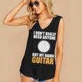 Introvert Guitarist Only Need Guitar Enjoy Acoustic Music Women's V-Neck Tank Top