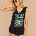 Introvert Nature Lover Introverted Forest Lover & Tree Women's V-Neck Tank Top
