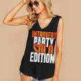 Introvert Party Solo Edition Sarcastic People Hater Women's V-Neck Tank Top