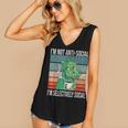 Introvert Selectively Social Anti-Social Shy Women's V-Neck Tank Top