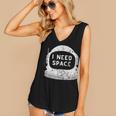 Introvert Space Helmet I Need Space Men Women Women's V-Neck Tank Top Introvert Space Helmet I Need Space Men Women Women's V-Neck Tank Top