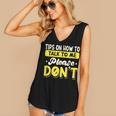 Introvert Tips On How To Talk To Me Please Don't Antisocial Women's V-Neck Tank Top Introvert Tips On How To Talk To Me Please Don't Antisocial Women's V-Neck Tank Top