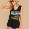 Im An Introvert Unless You Talk About Trombone Women's V-Neck Tank Top Im An Introvert Unless You Talk About Trombone Women's V-Neck Tank Top