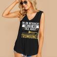 Im An Introvert Unless You Talk About Trombone Women's V-Neck Tank Top Im An Introvert Unless You Talk About Trombone Women's V-Neck Tank Top