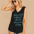 Introvert But Willing To Discuss Mushroom Hunting Women's V-Neck Tank Top Introvert But Willing To Discuss Mushroom Hunting Women's V-Neck Tank Top