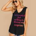 Introverted Willing To Discuss Caspian Introvert Women's V-Neck Tank Top Introverted Willing To Discuss Caspian Introvert Women's V-Neck Tank Top