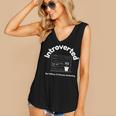 Introverted But Willing To Discuss Gardening Introverts Women's V-Neck Tank Top Introverted But Willing To Discuss Gardening Introverts Women's V-Neck Tank Top